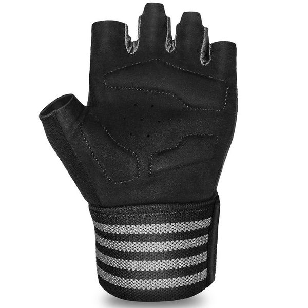 

thin fitness gloves men's and women's equipment training anti-slip single bar wear-resistant half-finger sports wrist guard suppor, Black;red