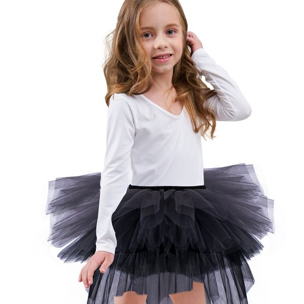 

new irregular mesh skirt for women, White