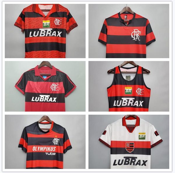 

retro flamengo soccer jerseys quality custom name number 10 full sponsor big size xxl flemish football shirts, Black;yellow