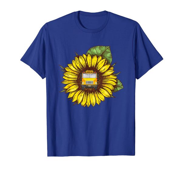 

sunflower school bus idea gift t-shirt for bus drivers, White;black