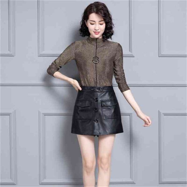 

genuine female sheep hide ks69 shorts 1yws, White;black