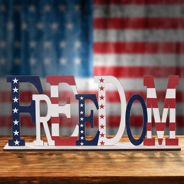 

independence day home table decoration om patriotic wooden decorative plaque 4th of july letter sign ornament rh novelty items