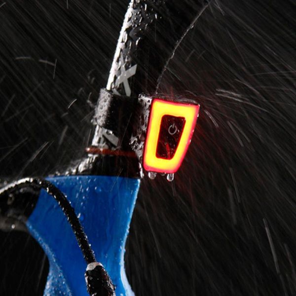 

bicycle rear safe warning lamp usb rechargeable mtb mountain bike taillight night riding cycling equipment lights