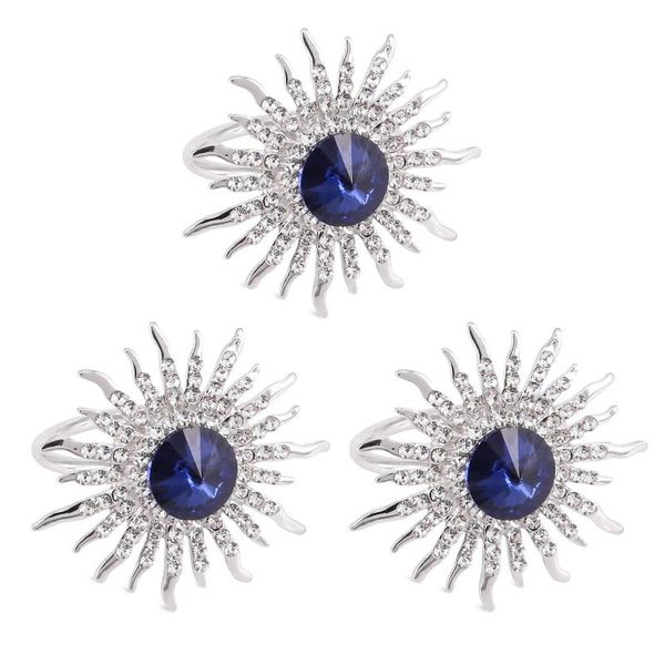 

napkin rings 1/3pcs sparkling artificial diamond dinning table settings buckles holders for dinner event 43a