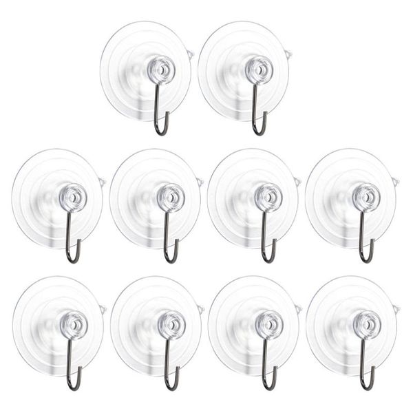

hooks & rails 10pcs simple suction cup fixator hangers multipurpose wreath