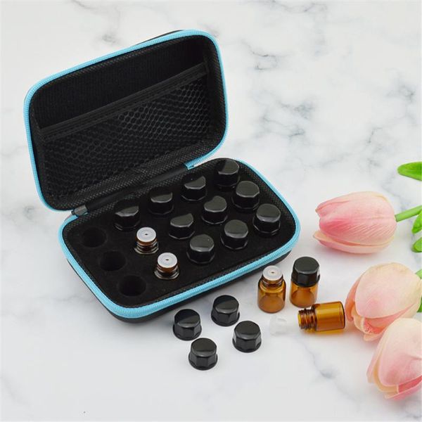 

storage bags essential oil bottles case 1-3ml bag travel carrying hanging organizer nail polish perfume