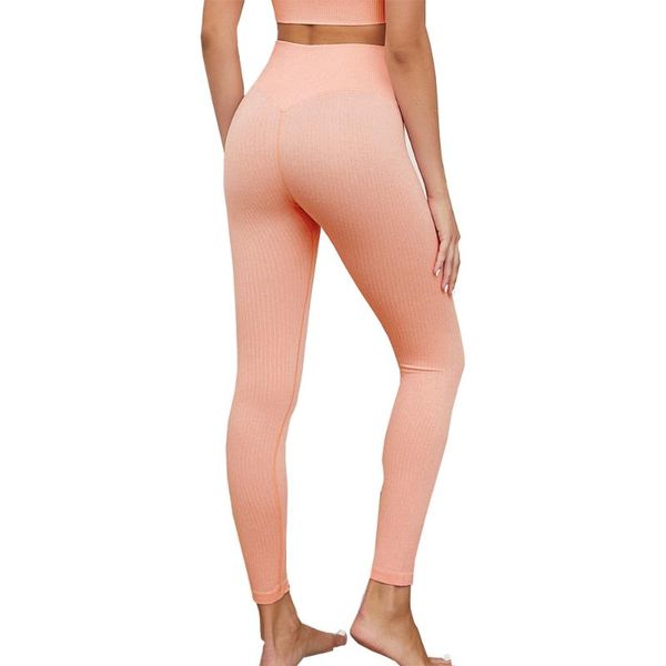 

yoga outfit women's pants for fitness running walking tight slim sports legging striped pattern breathable clothing