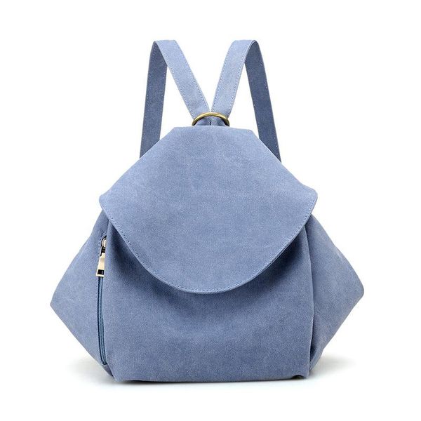 

outdoor bags 2021 solid color women bag lightweight fashion backpack multifunctional canvas small