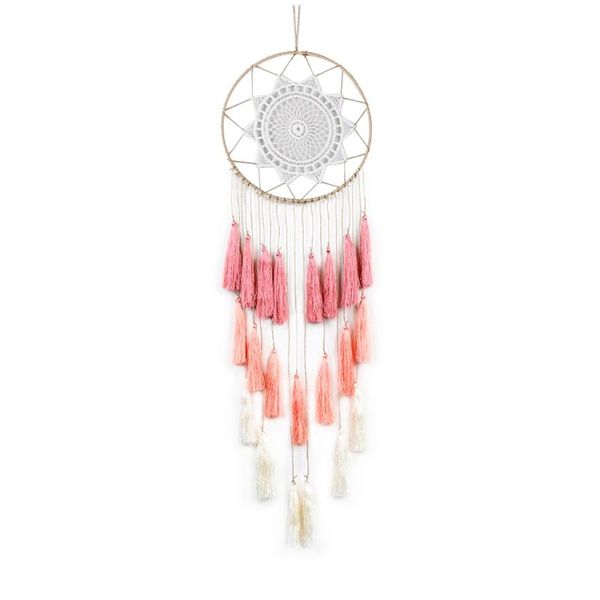 

handmade dream catcher wind chimes home hanging craft gift dreamcatcher ornament car bedroom decoration decorative objects & figurines