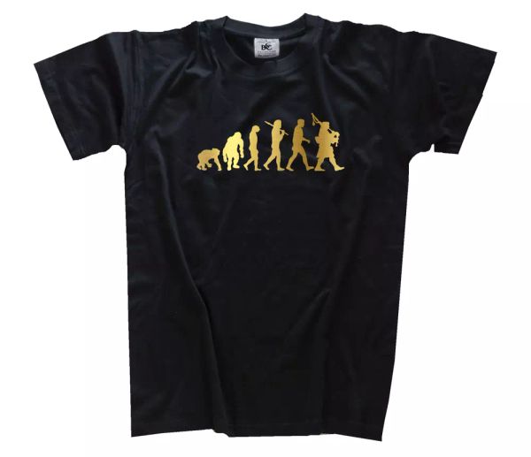 

oro edizione cornamusa silva evolution t-shirt s-xxxl, White;black