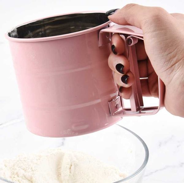 

hand sifted flour baking tool semi-automatic pressed & pastry tools