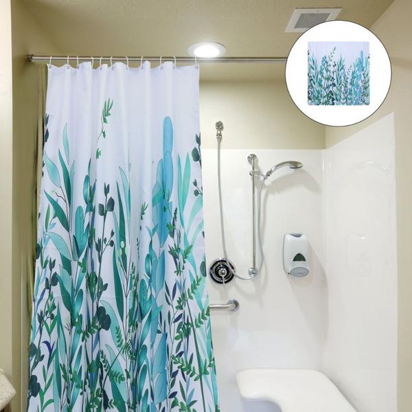 

shower curtains 1pc flower watertightness bath curtain polyester