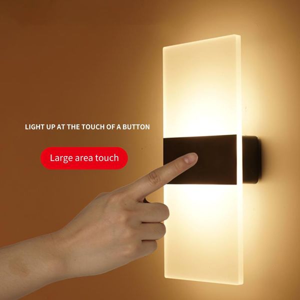 

intelligent human body induction lamp warm light rechargeable energy-saving bedroom stairs motion sensor led night wall