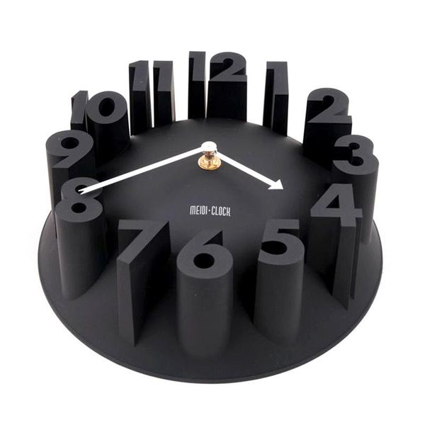 

wall clocks living room art deco big clock modern design mute sticker home decoration