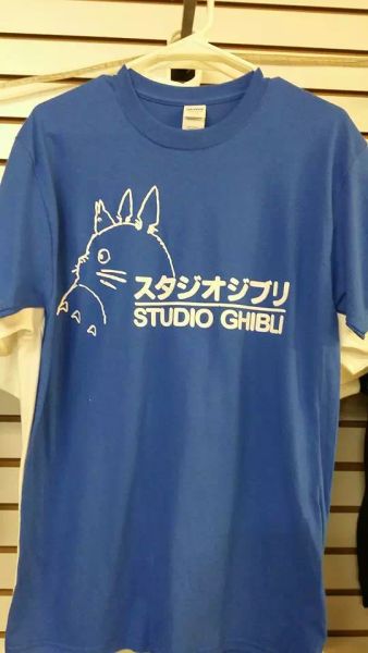 

studio ghibli my neighbor totoro blue tee shirt anime sm-5xl available, White;black