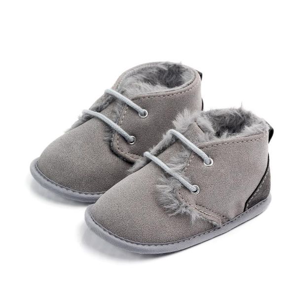 

first walkers snow baby booties shoes boy girl crib winter warm cotton anti-slip sole born toddler
