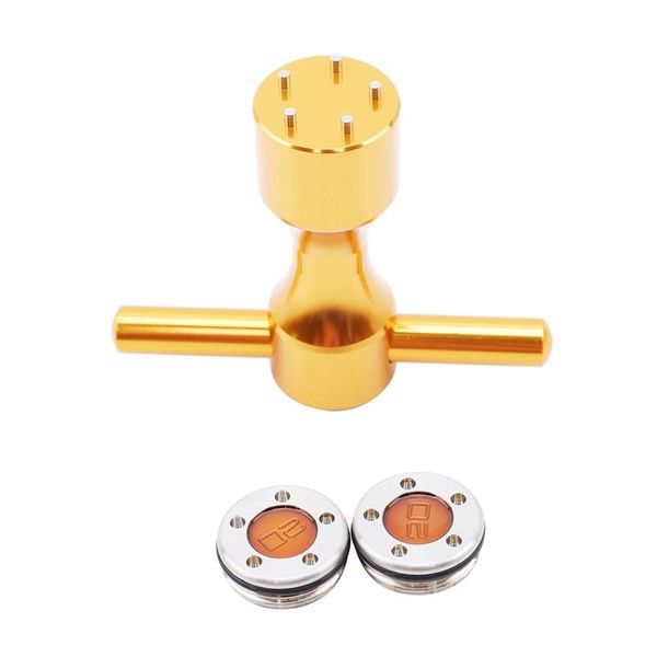 

golf training aids professional portable accessories putter screw wrench set red