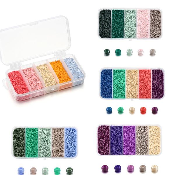 

other 2mm 9000pcs/box set glass seed beads czech charm crystal spacer for jewelry making rings diy handmade accessories
