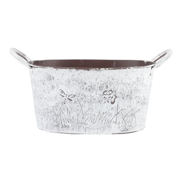

planters & pots dragonfly pattern flower holder gardening metal plant container flowerpot decor