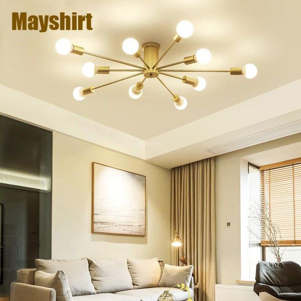 

ceiling lights modern gold led lamp for bedroom home decor living room kitchen nordic light children deco fixture
