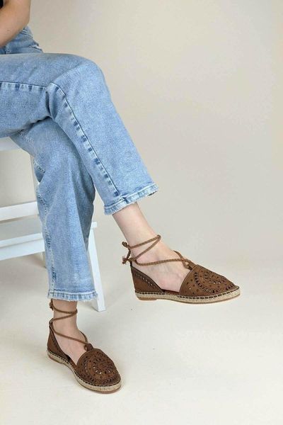 

sandals tan attached to a wrist women espadril shoes 1363, Black