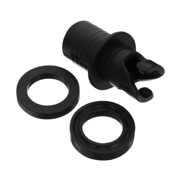 

rafts/inflatable boats 1pc inflatable air pump adapter cocks transfer boat supplies (black)