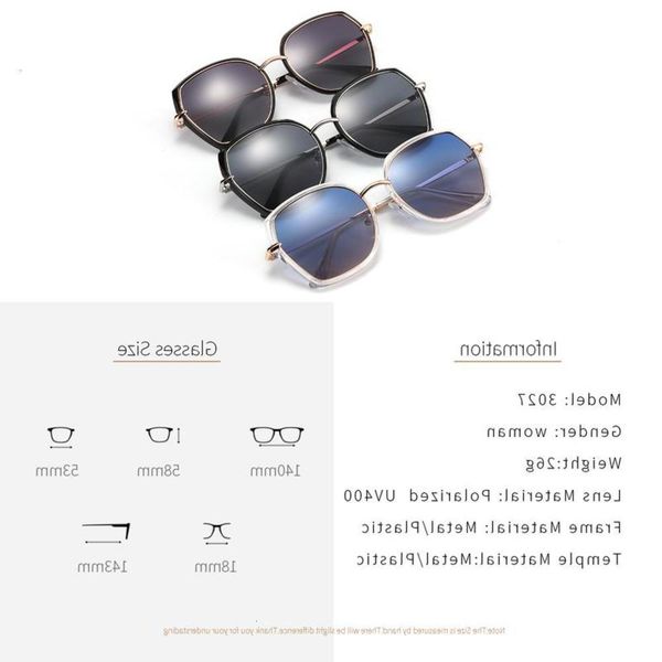 

sunglasses bluemoky brand design oversize polarized sunglasses metal retro steampunk gradient uv400 shades sun glasses for men women1, Black
