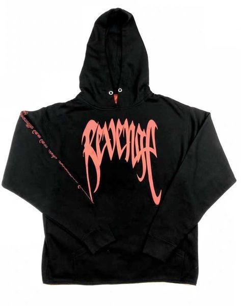 

men's hoodies revenge kill "black / red hoodie sweater xxxtentacion same