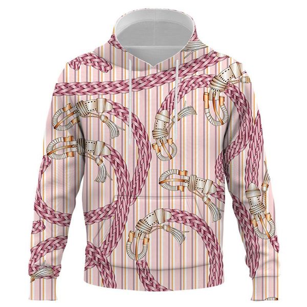 

men's hoodies & sweatshirts 2021 luxurious 3d print hooded sweatshirt men women casual fashion pullover hoodie harajuku girl clothing, Black
