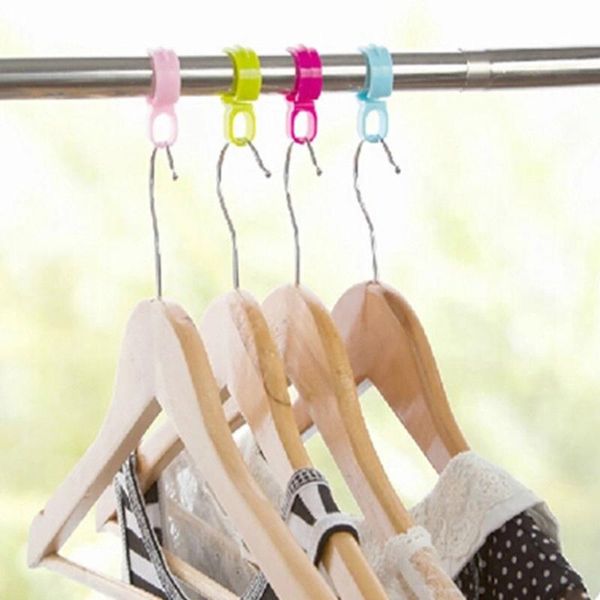 

10pcs hook clips organize windproof clothes hanger clip buckle plastic home cloth cleaning supplies special tools #5 hangers & racks