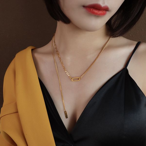 

arrival for christmas 45+5cm long necklace jewelry womens girl pendants good gift p104 with box, Silver