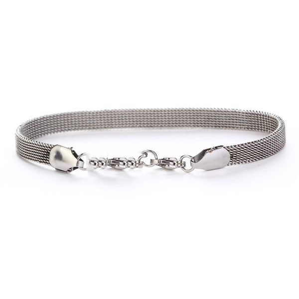 

silver plated chain charm bracelet & bangle fine jewelry for women gift, Black