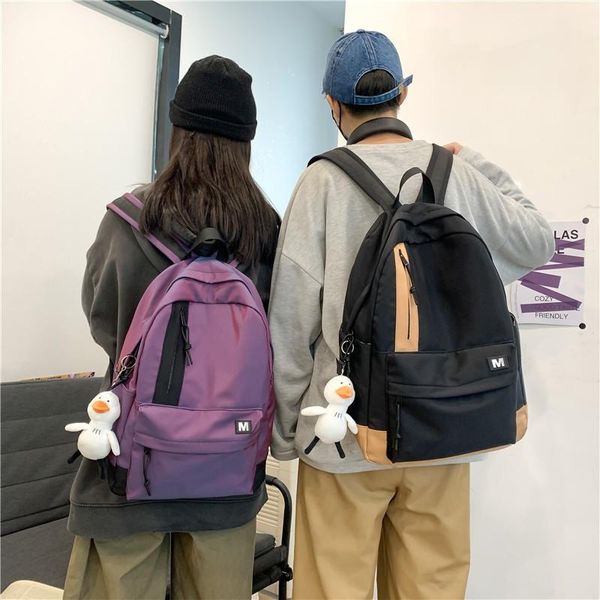 

backpack fashion women's men's school backpacks nylon bags for girls boys cool mochila 2021