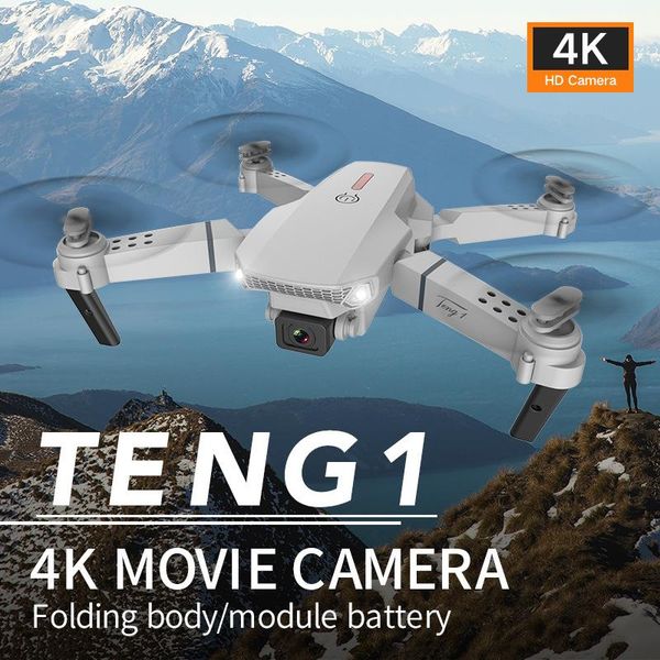 

drones 2021 e88 pro mini drone with camera 4k hd wide angle 1080p wifi fpv height hold rc quadcopter dron toy pk e525 e58