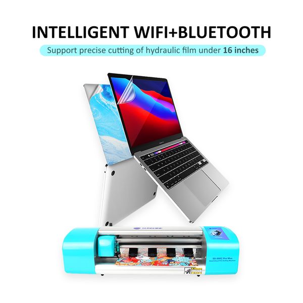 890C Promax Protetor de tela de celular totalmente automático para laptop, corte de filme de hidrogel tpu, adesivo de pele, máquina plotter de corte