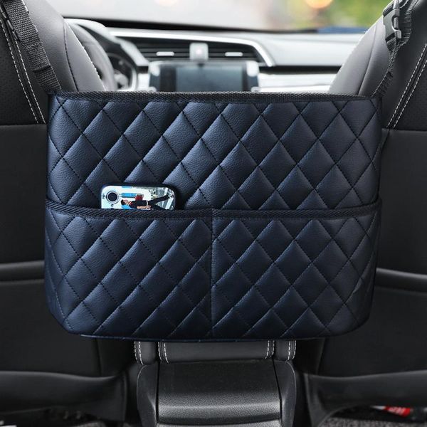 

car organizer net pocket handbag holder storage seat crevice back universal bag