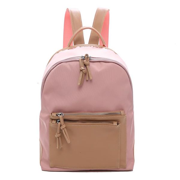 

outdoor bags fashion double zipper nylon women backpack girls shoulder bag canvas lapschoolbag teenager boys