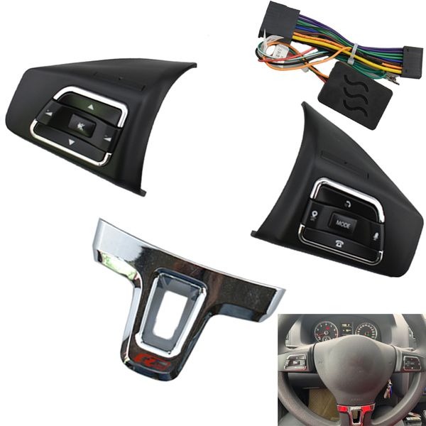 

modified multifunction steering wheel control button audio switch phone for vw golf 7 jetta mk6 polo