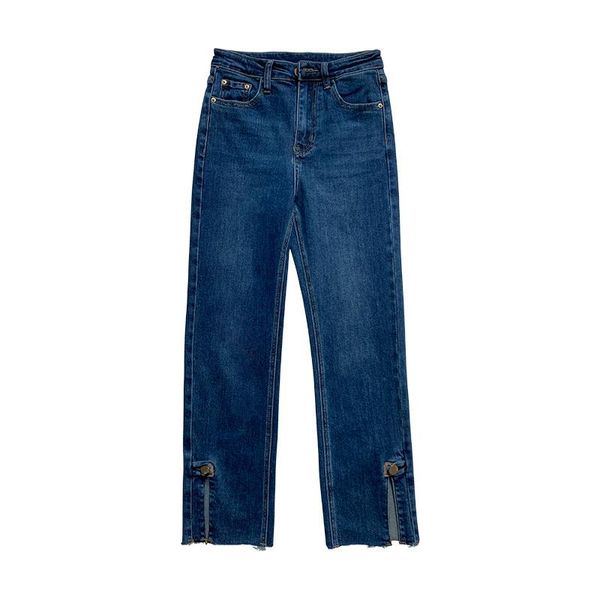 

women's jeans real s cost-effective autumn 2021 high waist cow, Blue