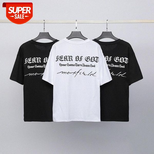 

fog fear of god main line seventh sanskrit letters short-sleeved dark loose hip-hop t-shirt #yt7u, White;black