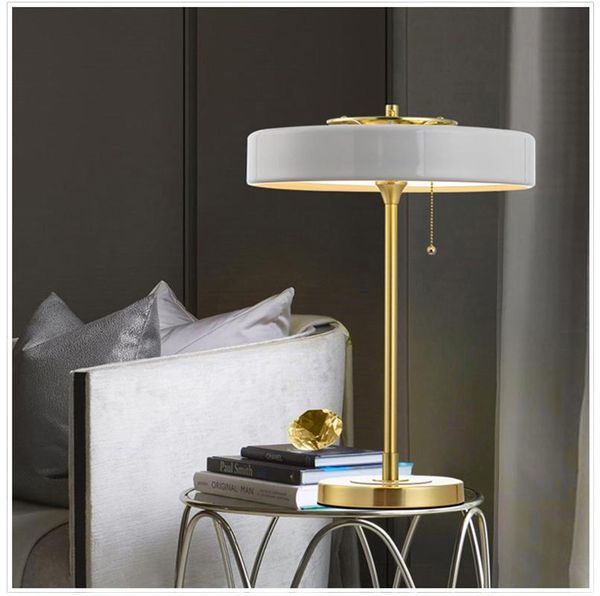 

table lamps simple modern bedroom bedside lamp creative fashion nordic bar cafe livingroom metal decoration free