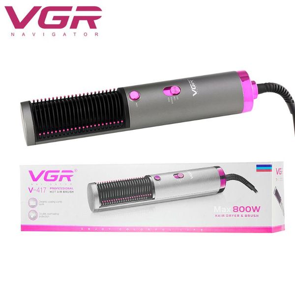 

adjustable air comb 2 in 1 one step hair straightener curling brush styling tools electric brushes