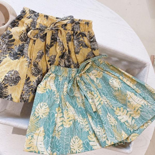 

trousers 2021 children clothing summer products small and medium-sized kids pant version of colorful beach pants casual, Blue