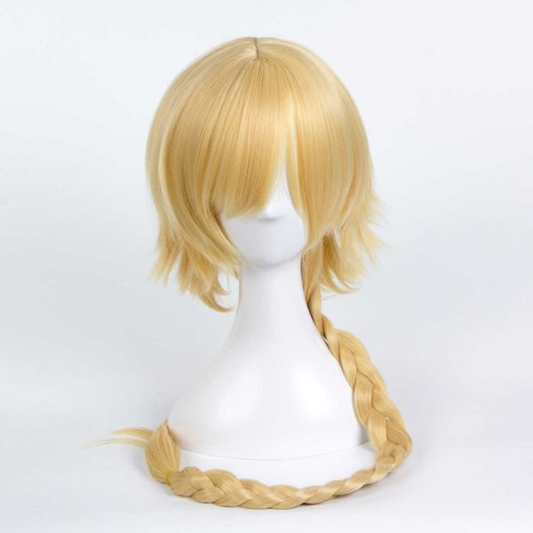 

mcoser fateapocrypha fate / go joan of arc braided cosplay wig, Black