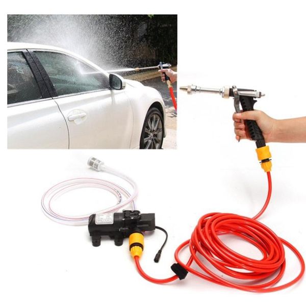 

portable car high pressure washer water pump jet wash cleaner hose van kit