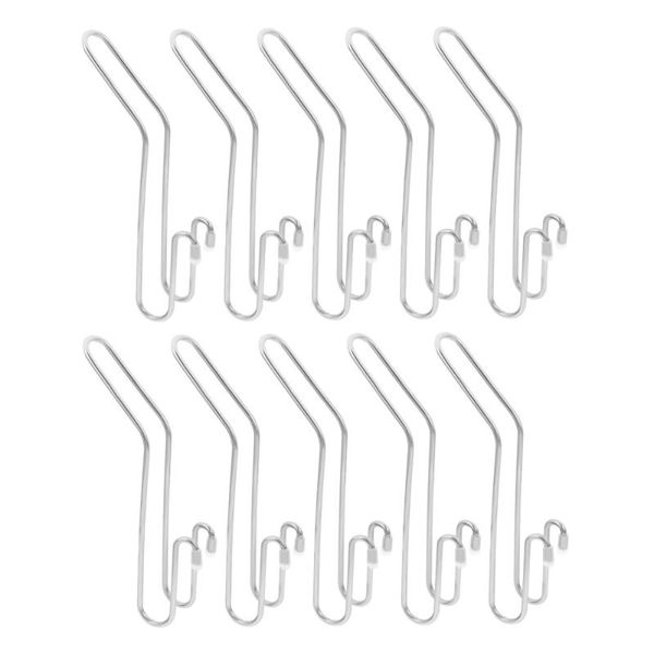 

10pcs multifunctional stainless steel hooks metal hanging for car & rails