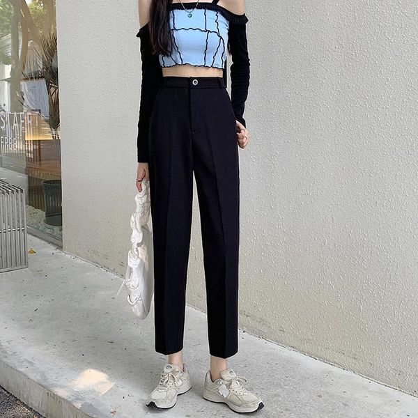 

women's pants & capris real s cost-effective 2021 autumn and winter suit height, Black;white