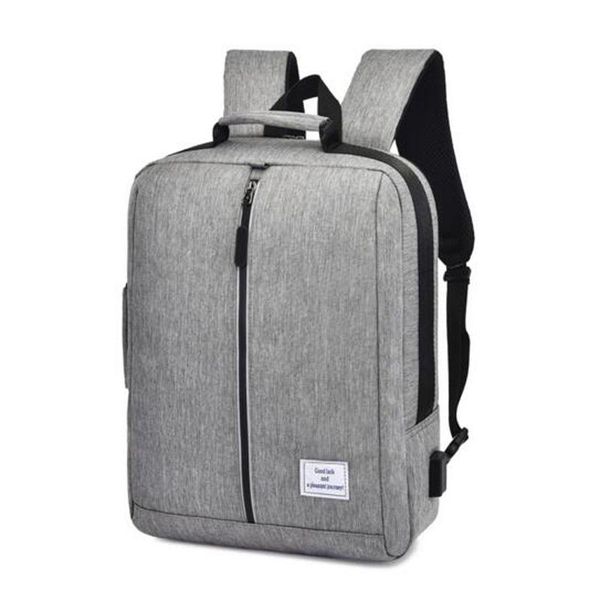 

schoolbags men women computer backpack male female college usb interface travel bags mochila school