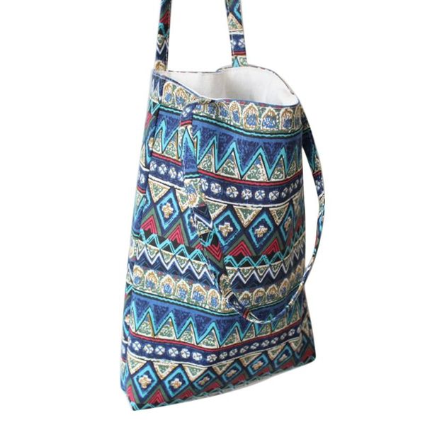 

shopping bags reusable bag eco women handbag foldable beach daily use shoulder flower print casual canvas tote satchel
