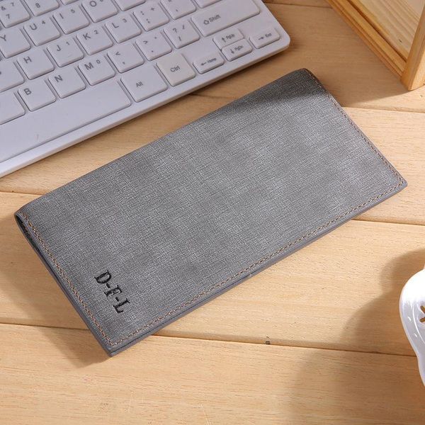 

purse wallet men's long carteira masculina, White